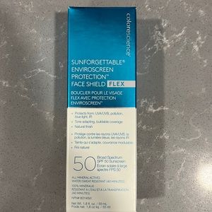 Brand new unopened colorescience sunforgettable face shield, flex
